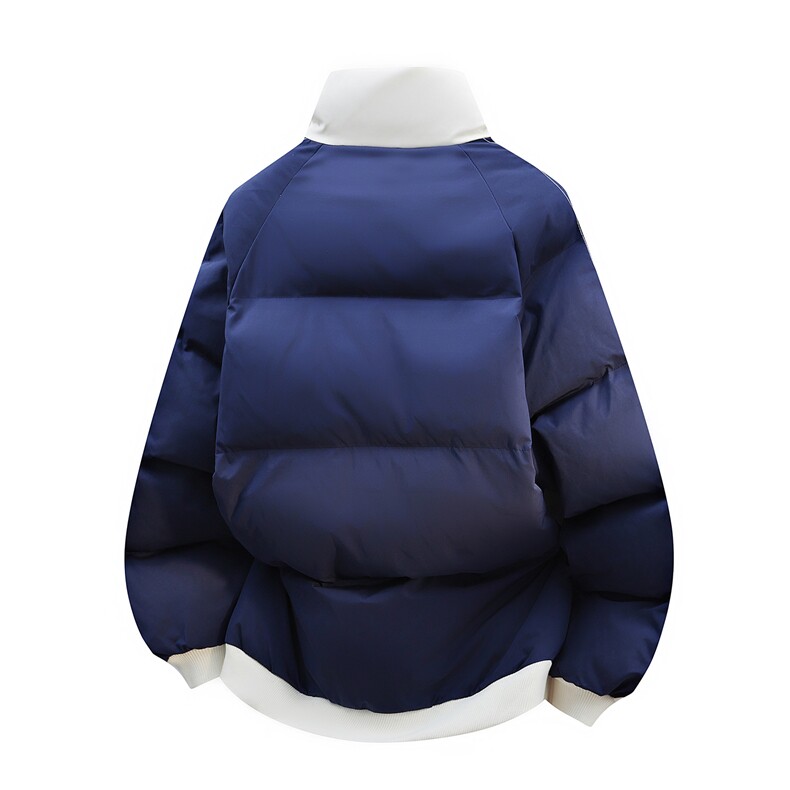 ！库存2W+！2025秋冬潮牌立领撞色加厚棉衣棉服MY200特P70,男装棉衣,电商B220