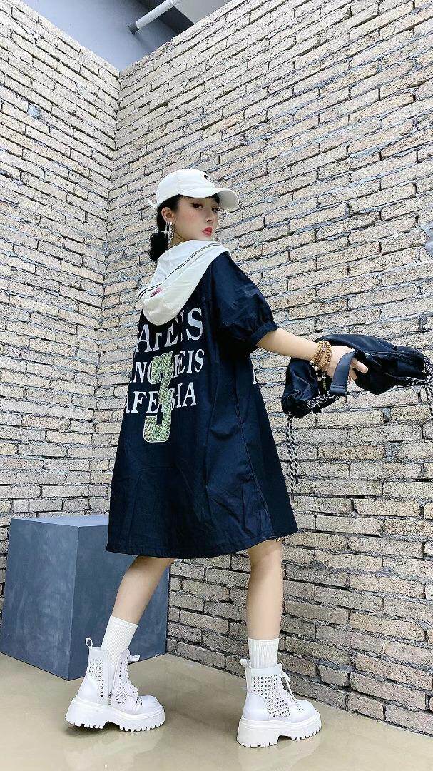 潮牌重工连衣裙，，女装连衣裙，娅菲裳