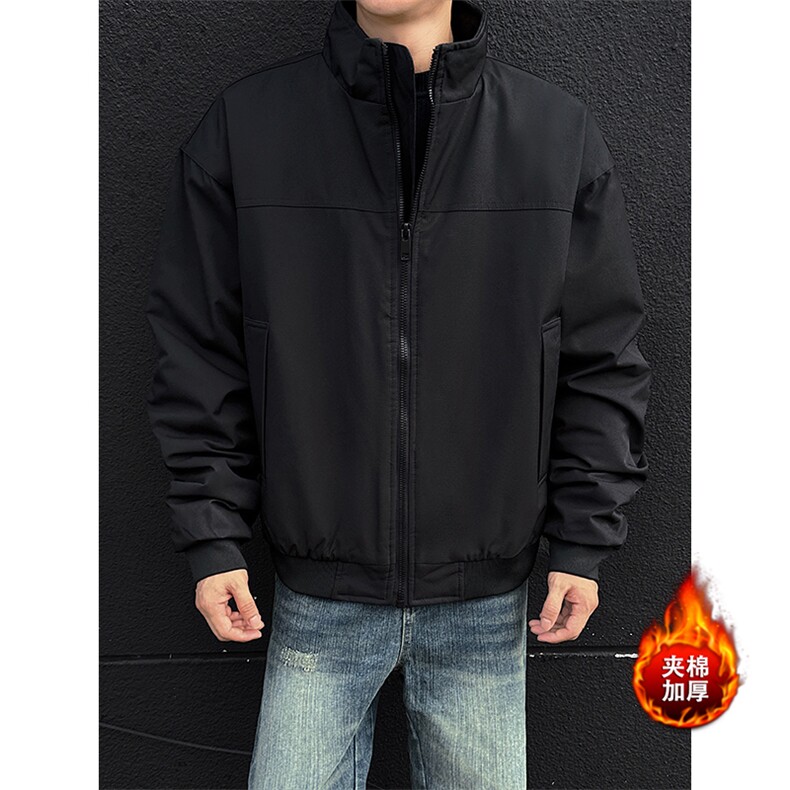 现货5万教练短款立领夹克棉服加厚棉衣男5D4084-TP48不,男装夹克,电商A102