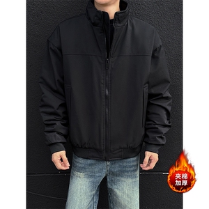 现货5万 教练短款立领夹克棉服加厚棉衣男 5D4084-TP48不图片