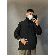 特P55无差价新款时尚潮流拉链领口长袖卫衣-HW3581非网图，男装卫衣，电商A003