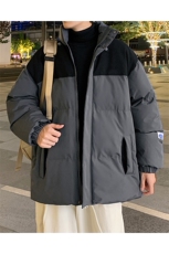 新款男百搭设计感港风棉衣M063-P90控148，男装棉衣，星座717