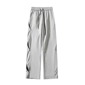 美式机能拉链开口冲锋裤男痞帅设计感宽松直筒工装裤MK3811 P45图片
