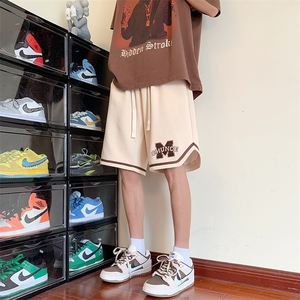 DK6966P35红地板 华棉短裤篮球大码宽松户外时尚休闲夏季短裤男图片