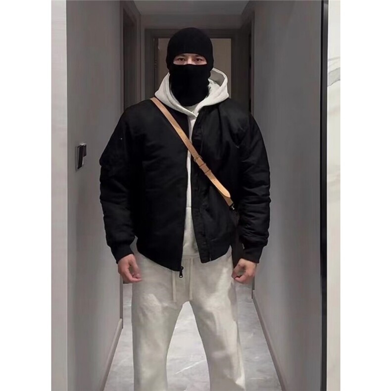 原版高质量飞行员夹克棒球服冬季棉服外套807-3-JK913JM-P110,男装夹克,星座807-3