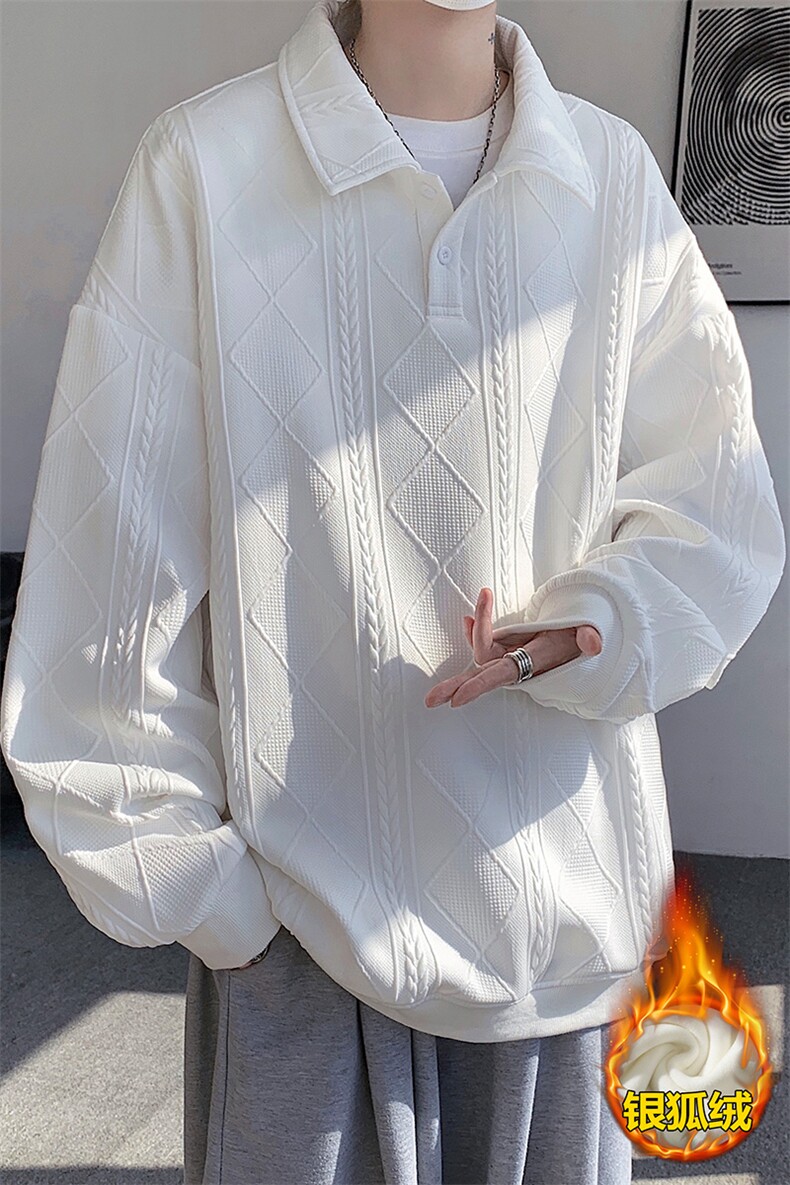 薄款改加绒抖音加厚银狐绒加绒卫衣男W5022J加绒-特P48控78,男装卫衣,电商A001