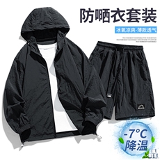 主推大货~夏季upf50+情侣户外防晒衣套装F719特P65，男装防晒衣，电商A309
