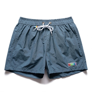 现货三分短裤外穿带内衬100锦纶速干 可下水温泉度假休闲家居跑步图片