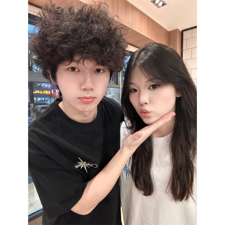 1506/QXR72260/P32短袖t恤男潮牌夏季宽松潮流ins简约印花上衣,男装T恤,星座1506