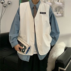 W8114-P28日系cityboy背心工装马甲男2024春季新款机能夹克现货，男装背心/马甲，星座512-4