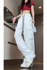 703-K25359-特P32春夏季冰丝宽松工装直筒休闲裤，男装工装外套，星座703