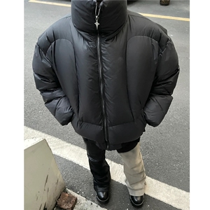 美式cleanfit盔甲羽绒棉服面包服立领外套男 H1032P128（网图）图片