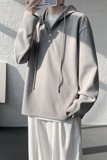 连帽卫衣男春季新款港风宽松华夫格大码长袖套头上衣CH59-P38，男装卫衣，星座214-3
