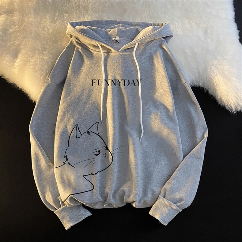 WY2149-P35加绒款-P40纯棉连帽卫衣男大码运动帽衫宽松薄外套男,男装卫衣,电商A040