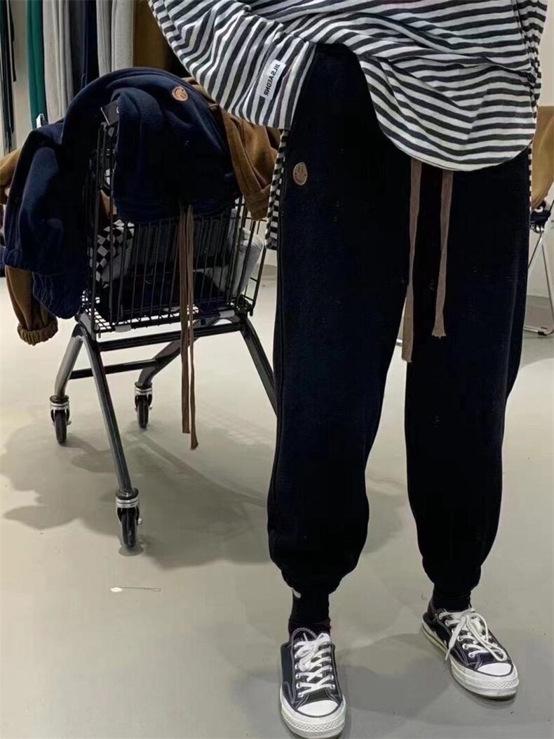 复合加绒卫裤，女装休闲裤，寸汐