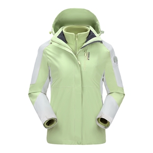 三合一冲锋衣男女定制可拆卸防寒服登山服工作服印字logoJ229p115图片