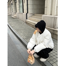 （现货）白色棉服面包服短款自制款，男装棉衣，星座910A