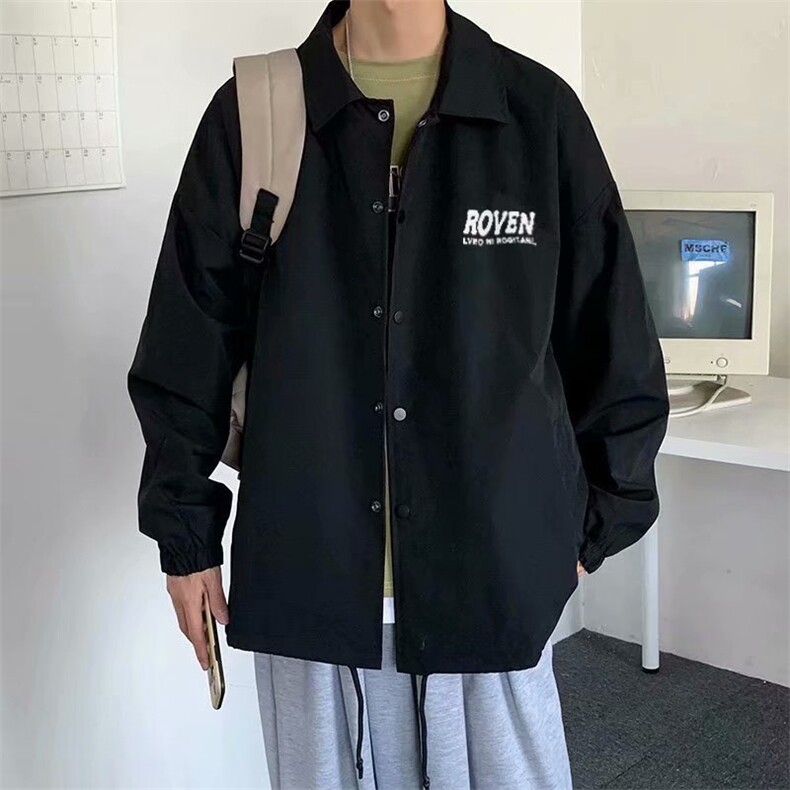 秋季ins港风痞帅炸街外套男士青少年个性印花宽松夹克W1087-P42,男装夹克,星座512-2