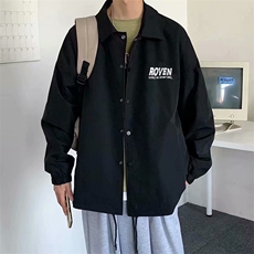 秋季ins港风痞帅炸街外套男士青少年个性印花宽松夹克W1087-P42，男装夹克，星座512-2