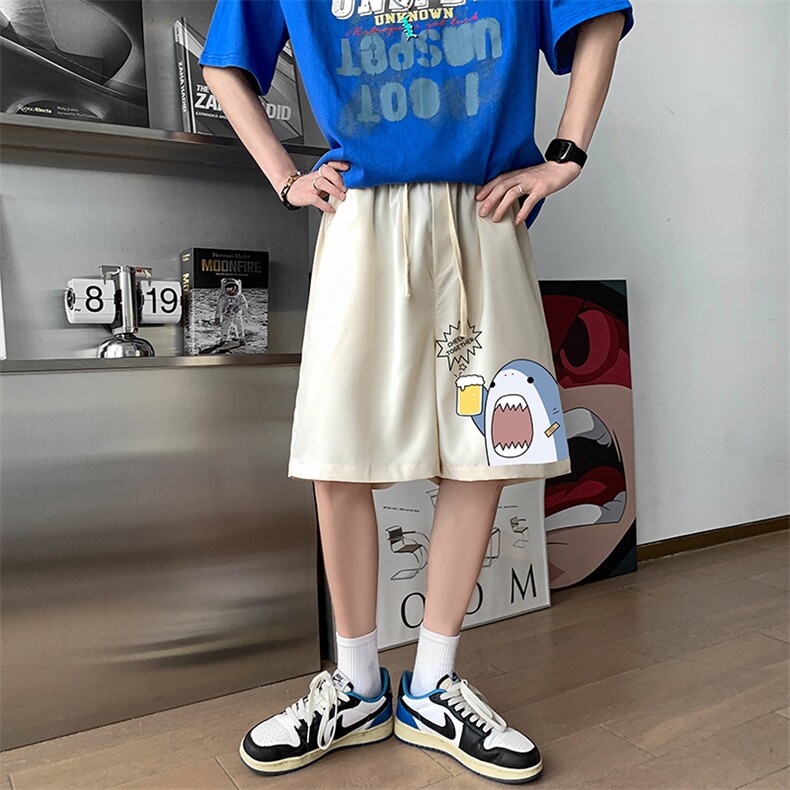 DK39137-P15港风休闲短裤男士大码运动五分裤男中裤男马裤,男装休闲裤,电商A040