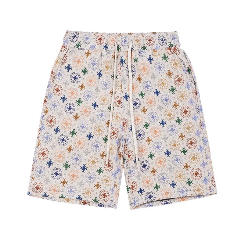 美式高街潮牌休闲短裤潮流宽松五分裤A086-DK408-P23,男装牛仔裤,电商基地A086