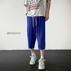 冰丝七分裤男大码速干短裤男五分裤QK72255-P25，男装休闲裤，电商A040