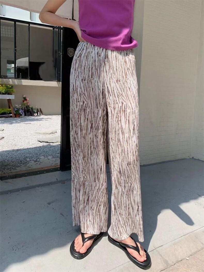 【现货】压褶长裤，其它，里奈(5F)