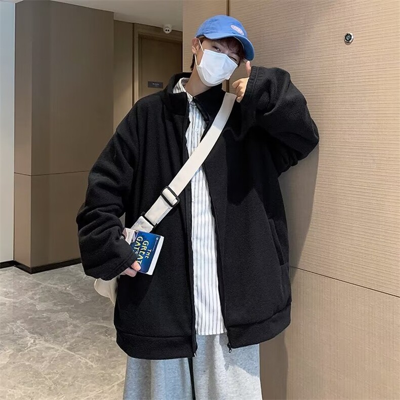 秋冬季高级感刺绣痞帅翻领夹克2022潮牌休闲上衣外套男W5978-P52,男装棉衣,星座512-3