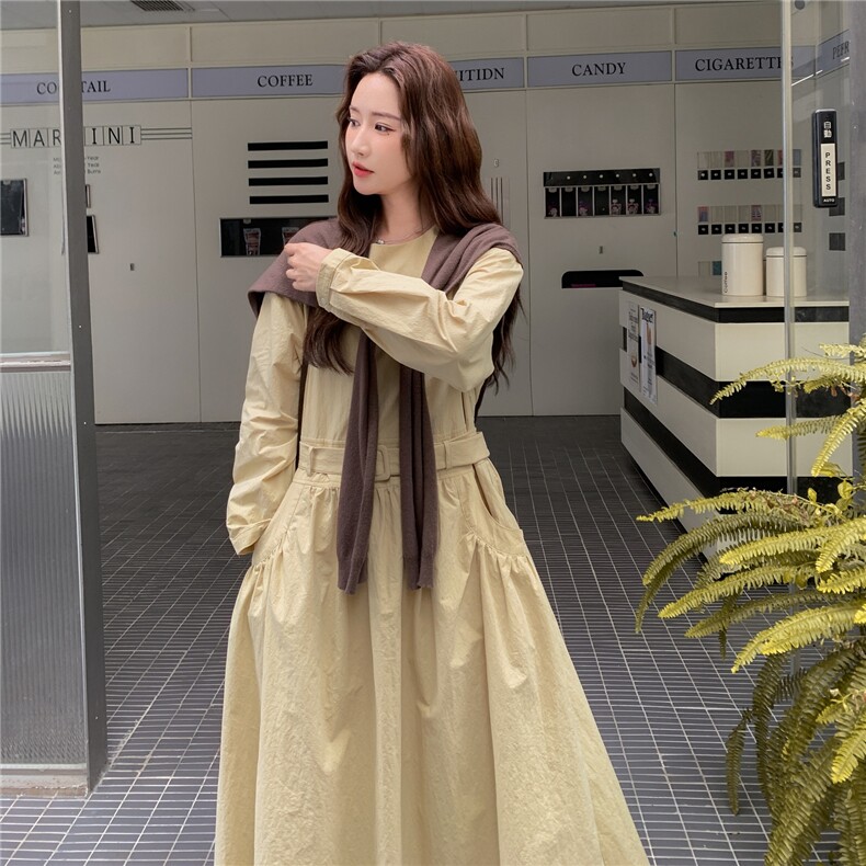法式茶歇超好看甜美连衣裙女2025春秋季新款温柔风减龄显瘦长裙子,女装连衣裙,2C327