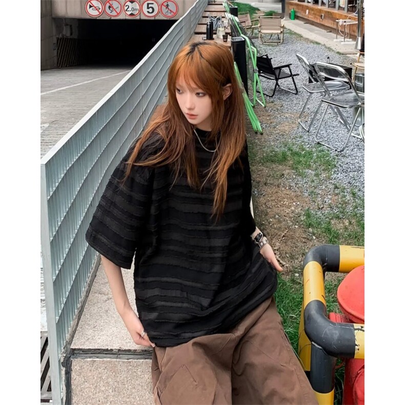 白色小领口t恤美式潮牌潮流短袖男装半袖夏季大码CF20P37,男装T恤,星座1116-2