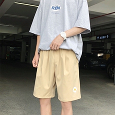 2023夏季新款休闲短裤男士韩版青少年中裤五分裤DK517特批16，男装休闲裤，星座718-1