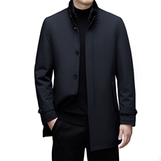 23YR9932钱塘2020-3中年男士立领毛领冬季厚款羽绒服货稳P310，男装羽绒服，钱塘207-3