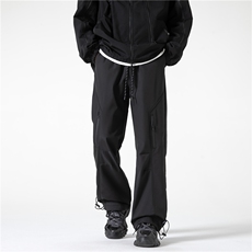 冬季机能褶皱拉链防水冲锋裤K23555-p50控68加绒K23555JR-p60控78，男装休闲裤，电商B315