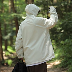美式机能冲锋衣外套男春秋季潮牌宽松山系登山服连帽夹克CF55-P63，男装夹克，星座1008