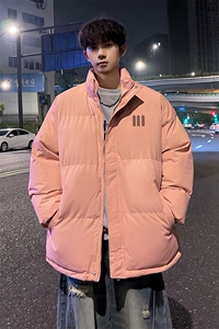 外景冬季ins韩版加厚面包服男潮保暖棉衣宽松立领外套MF00378/P90图片
