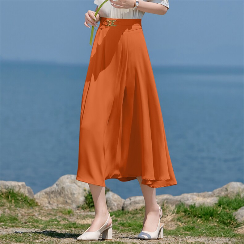 职业裙女夏季2025新款时尚衬衫高端气质显瘦减龄半身裙，女装半身裙，火爆靓佳人