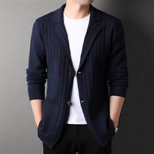 2023新款卫衣男士上衣针织衫长袖T恤P125，男装针织衫/毛衣，电商D223-1