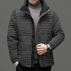 SNNJS7720秋冬新款2023年男士休闲羽绒服加厚保暖夹克外套P260，男装羽绒服，电商B360