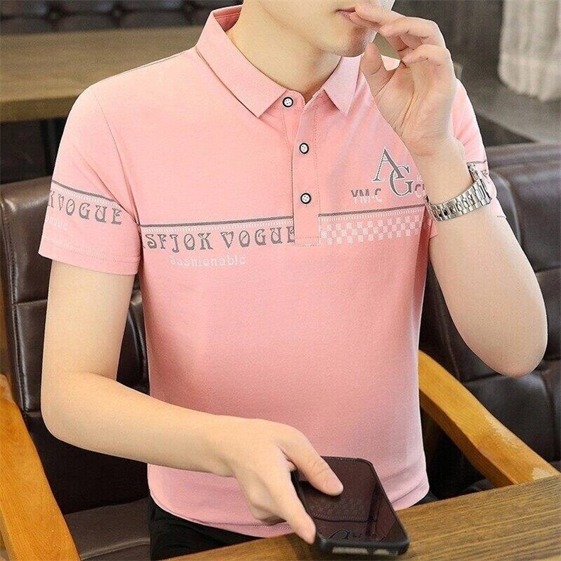25021-P35春季休闲时尚T恤男短袖打底衫商务休闲修身短袖POLO衫,男装T恤,电商D310B-1