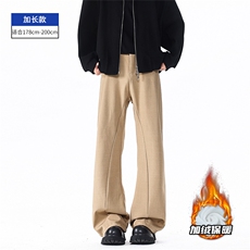 卡其色加长加绒款