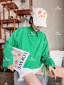 风盘扣衬衣 颜色版型赞赞赞图片