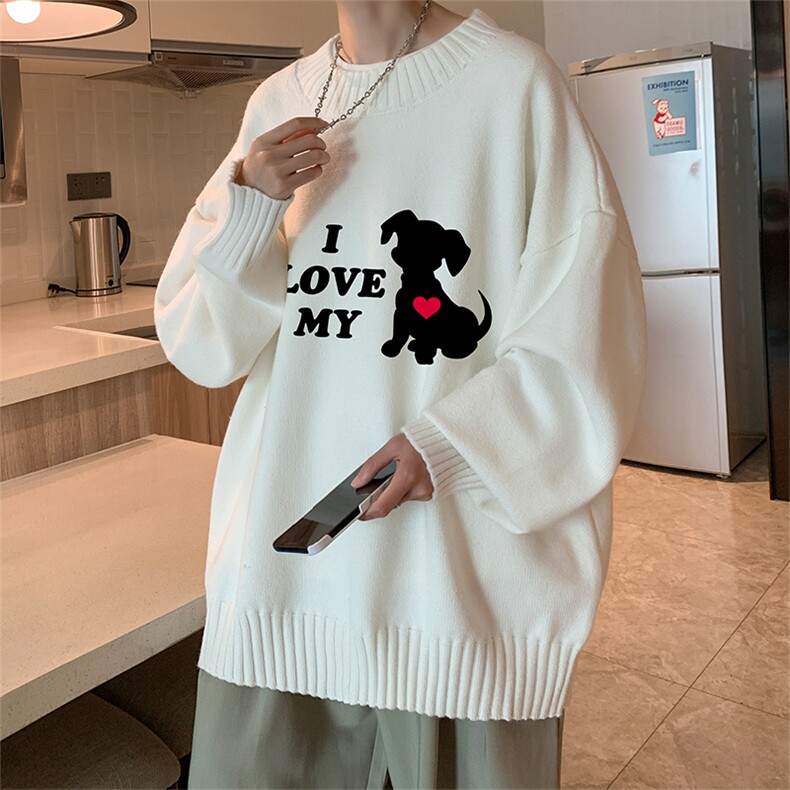 半高领毛衣男大码胖子针织衫毛线衣 M18448-P45 加绒款-P65图片