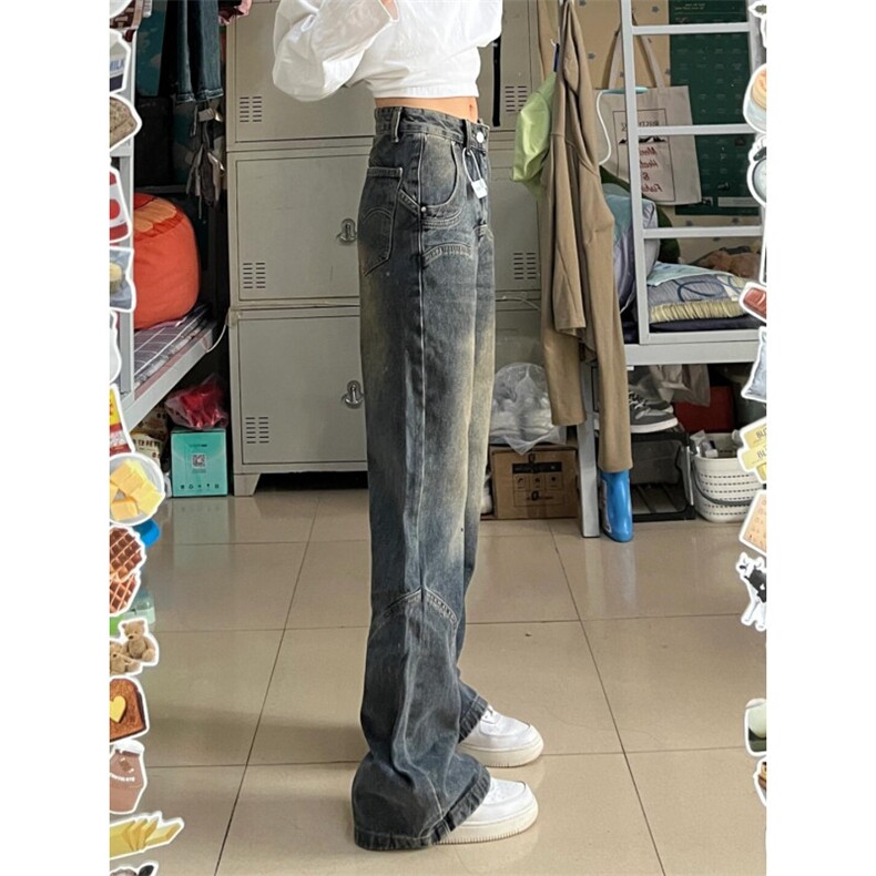 【有货】cleanfit美式复古蓝牛仔裤美式vibe风裤子高街M774LL-P53,男装牛仔裤,星座1007（原301D）