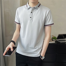 @店主风新款Polo衫男印花袖T恤男士高品质半袖直播PT09-P45，男装Polo衫，星座1207-1