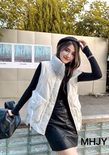 2021#冬羽绒马甲，女装马甲，美合佳彦