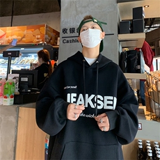美式字母大码卫衣男士潮ins复古连帽衣服秋季百搭JK22310p75控88，男装卫衣，星座605(原A050)
