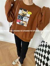 【现货】印花卫衣，女装卫衣/绒衫，F/TU