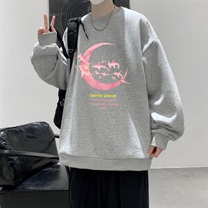 圆领卫衣男大码加厚加绒长袖t恤男S6209-P28 加绒款-P33图片