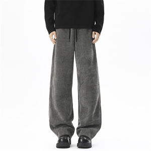 【现货】J73-P40-控78 雪尼尔加厚休闲裤 重磅420克厚重直筒裤图片