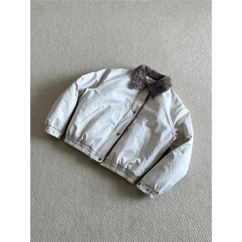 网图现货美式复古刷花毛领加厚棉服男女5047特P90,男装棉衣,星座205-3